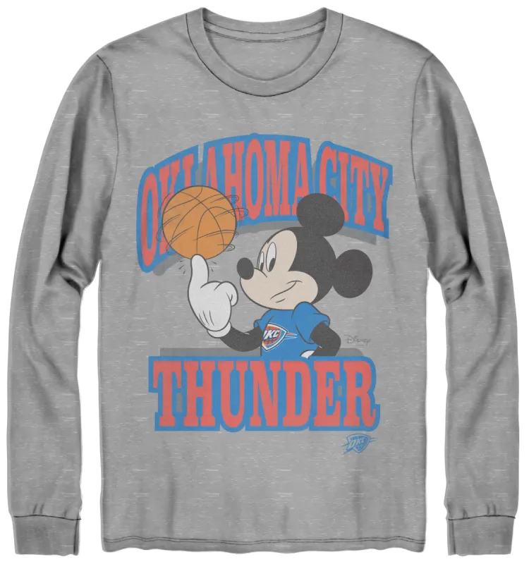 Unisex Thunder Mickey Team Spirit Long Sleeve sold by Junk Food Clothing