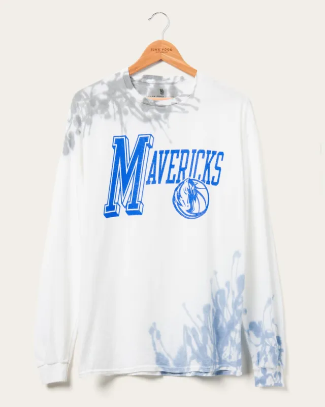 NBA Dallas Mavericks Tie Dye Flea Market Long Sleeve Tee sold by Junk Food Clothing