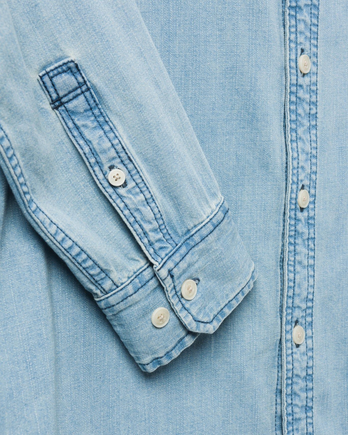 Men's Randell Oversized Denim Twill Shirt sold by Junk Food Clothing product image thumbnail 4