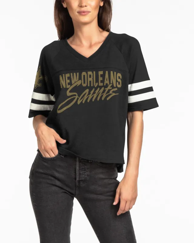 Women's Saints Vneck Tee sold by Junk Food Clothing