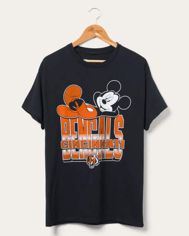 Cincinnati Bengals Mickey Kick Back Tee sold by Junk Food Clothing