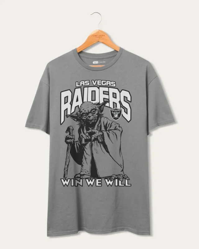 Raiders Star Wars��� Yoda��� Win We Will Tee sold by Junk Food Clothing
