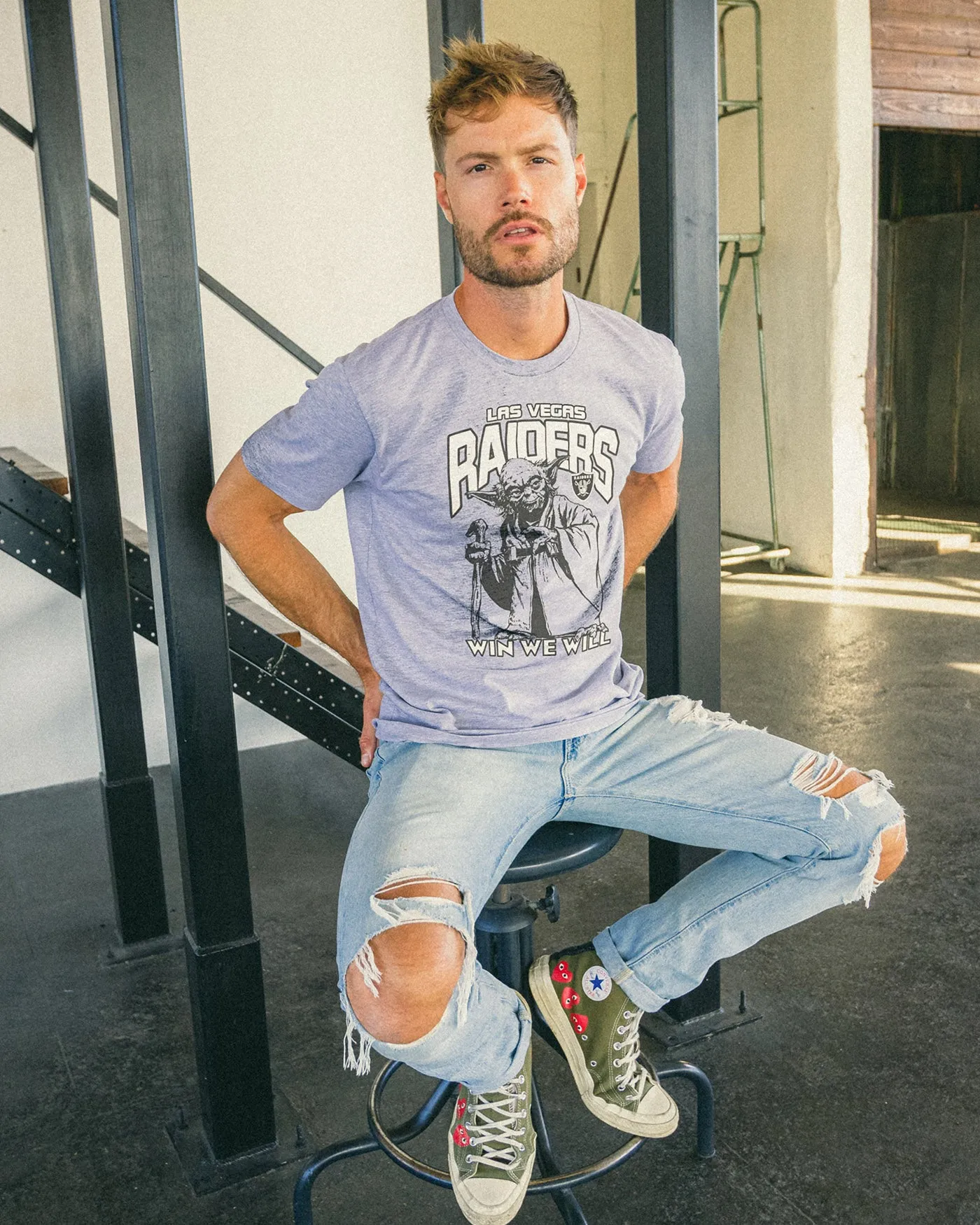 Raiders Star Wars��� Yoda��� Win We Will Tee sold by Junk Food Clothing product image thumbnail 2