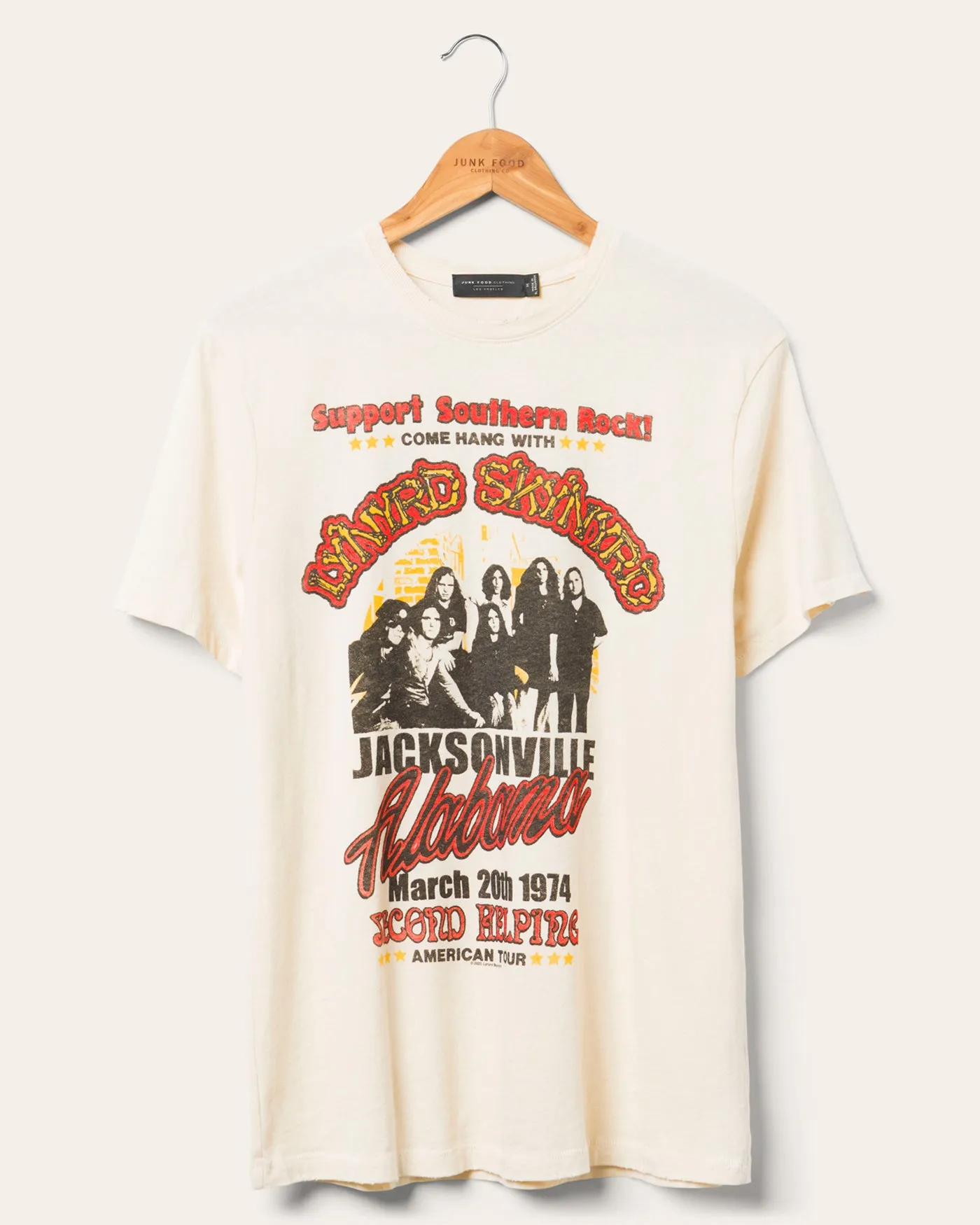 Lynyrd Skynyrd America '74 Vintage Tee sold by Junk Food Clothing