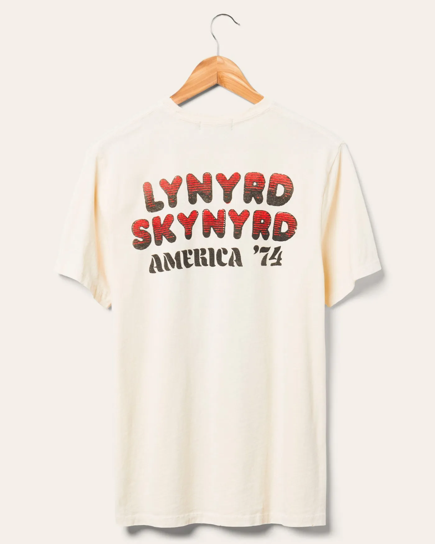 Lynyrd Skynyrd America '74 Vintage Tee sold by Junk Food Clothing product image thumbnail 2