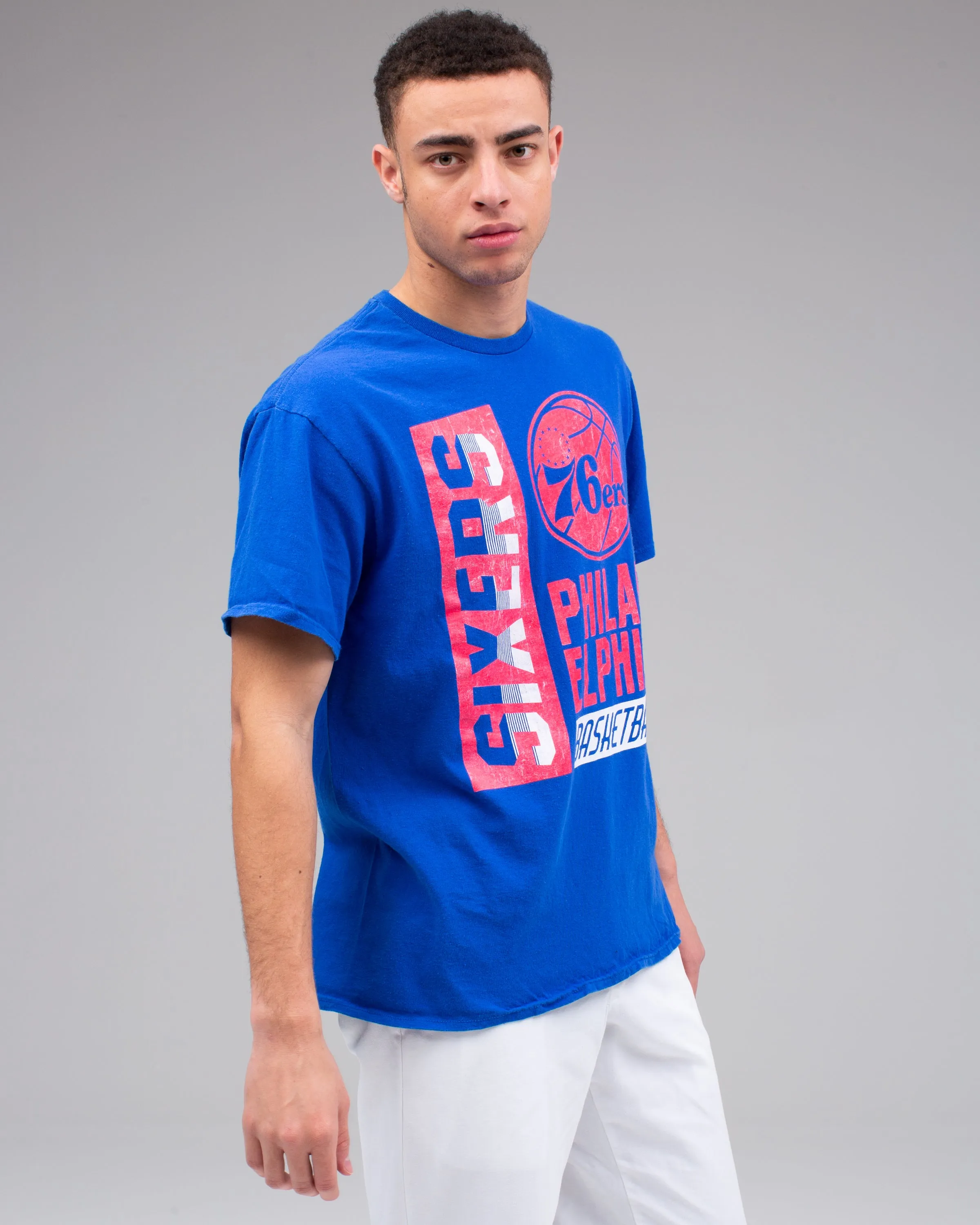 Men's 76ers Classic Crew sold by Junk Food Clothing product image thumbnail 4