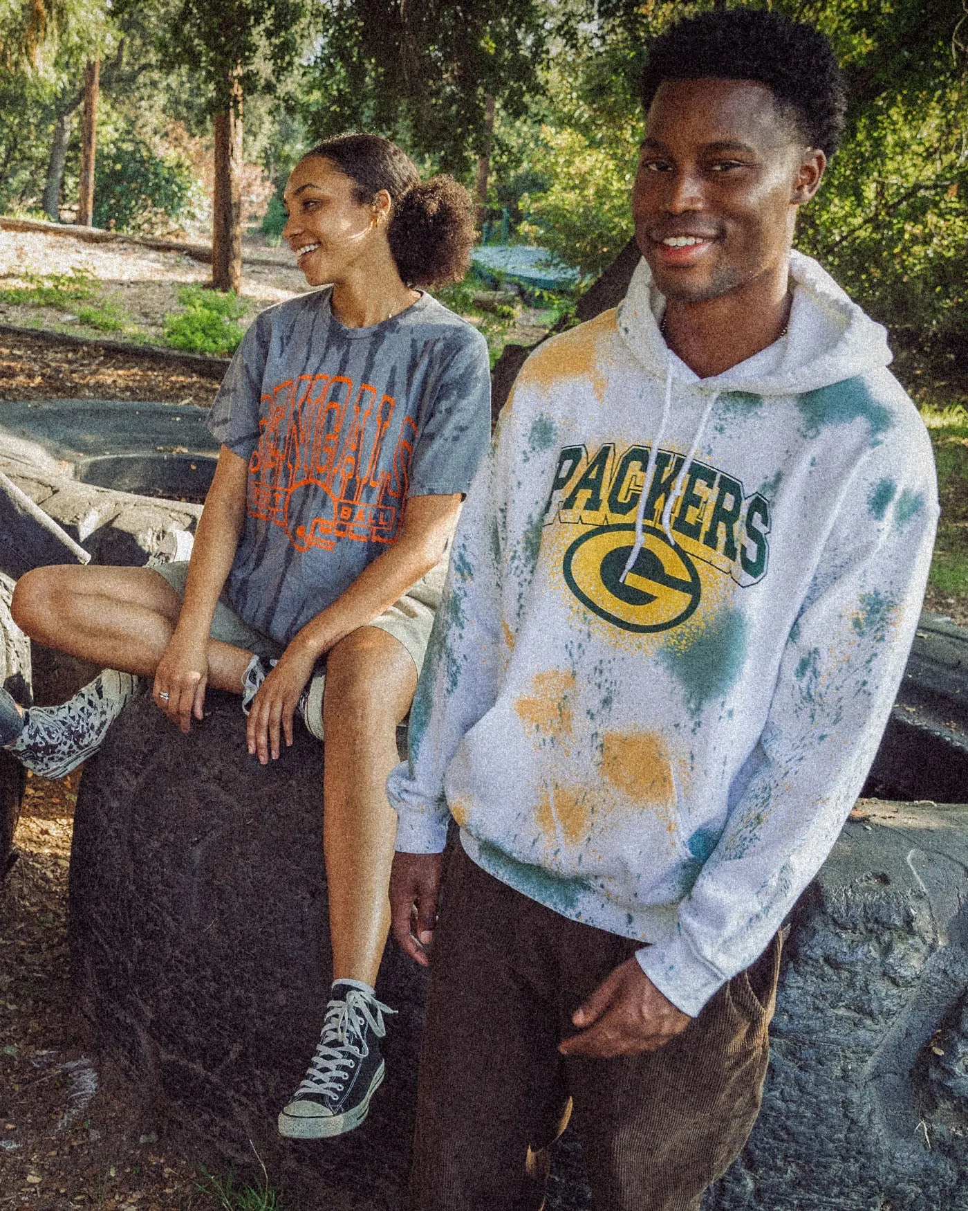 Packers Tie Dye Hoodie sold by Junk Food Clothing product image thumbnail 3
