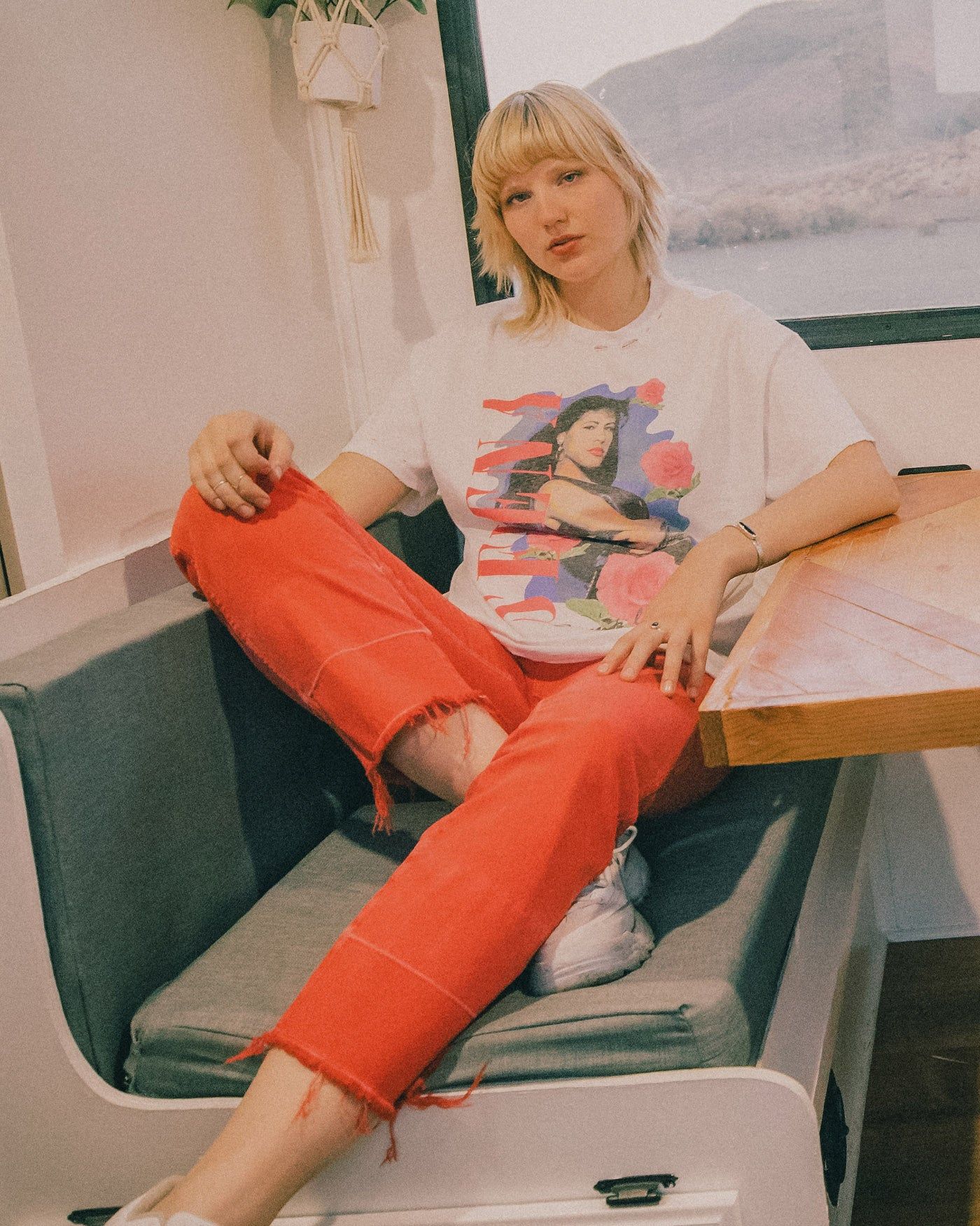 Women's Selena Como La Flor Flea Market Destroy Tee sold by Junk Food Clothing product image thumbnail 2