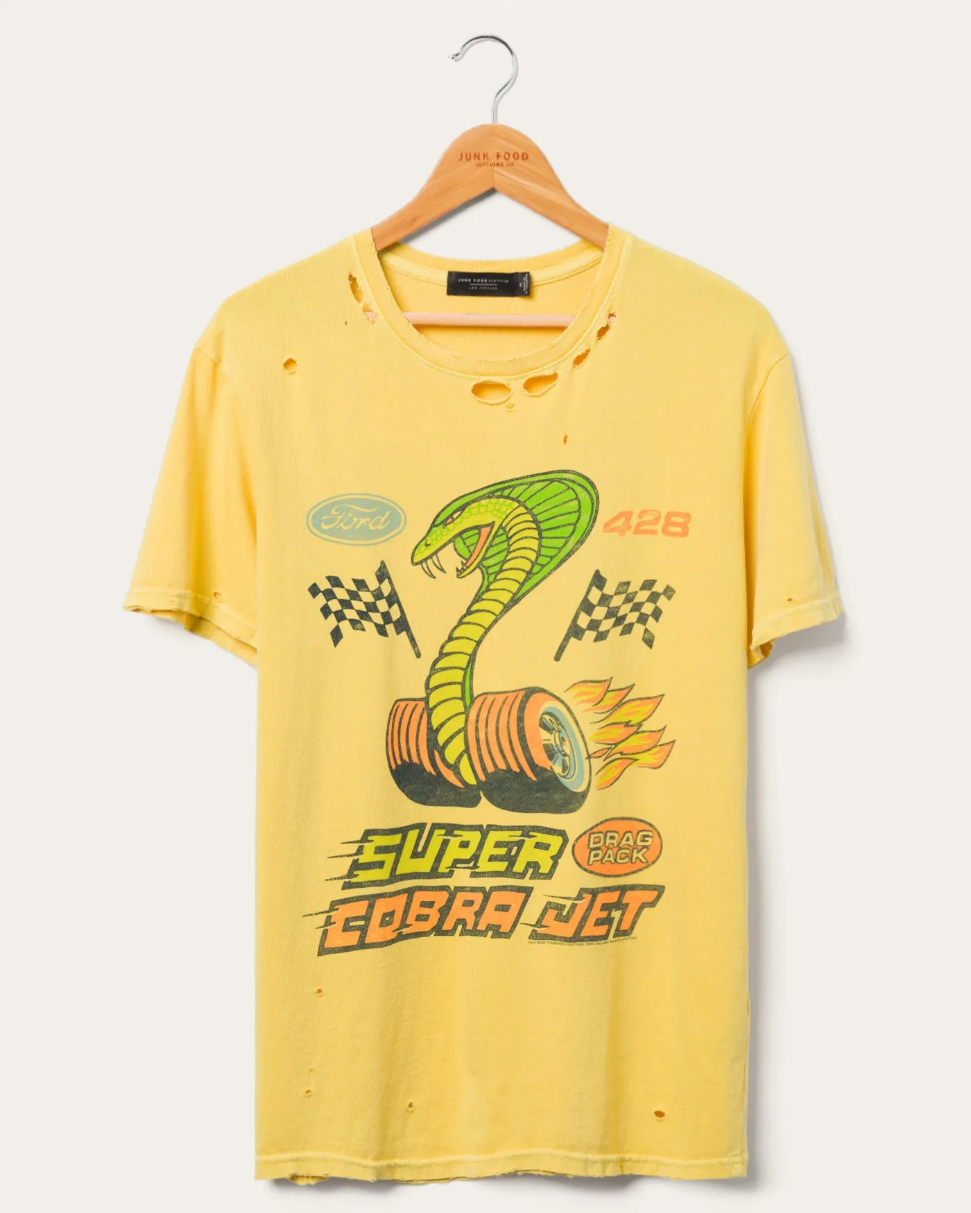 Ford Super Cobra Jet Vintage Tee sold by Junk Food Clothing