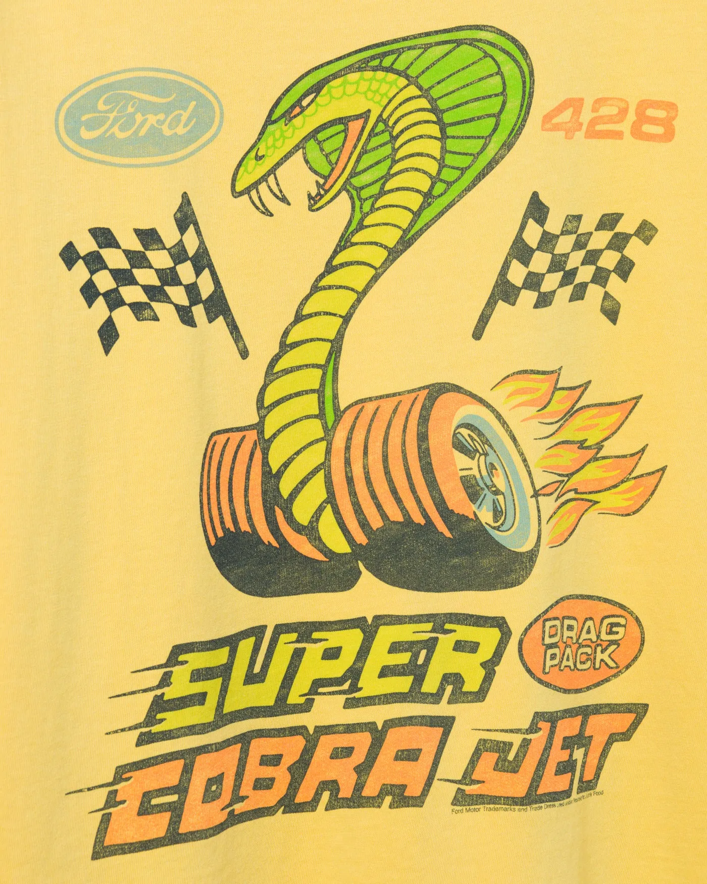 Ford Super Cobra Jet Vintage Tee sold by Junk Food Clothing product image thumbnail 4