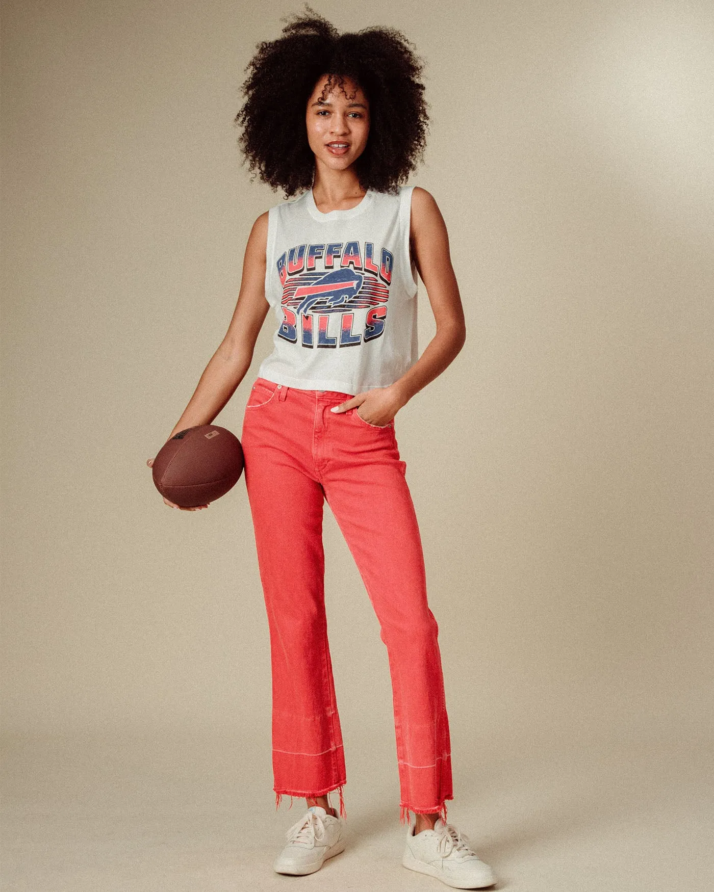 Women's Buffalo Bills Tank sold by Junk Food Clothing product image thumbnail 2