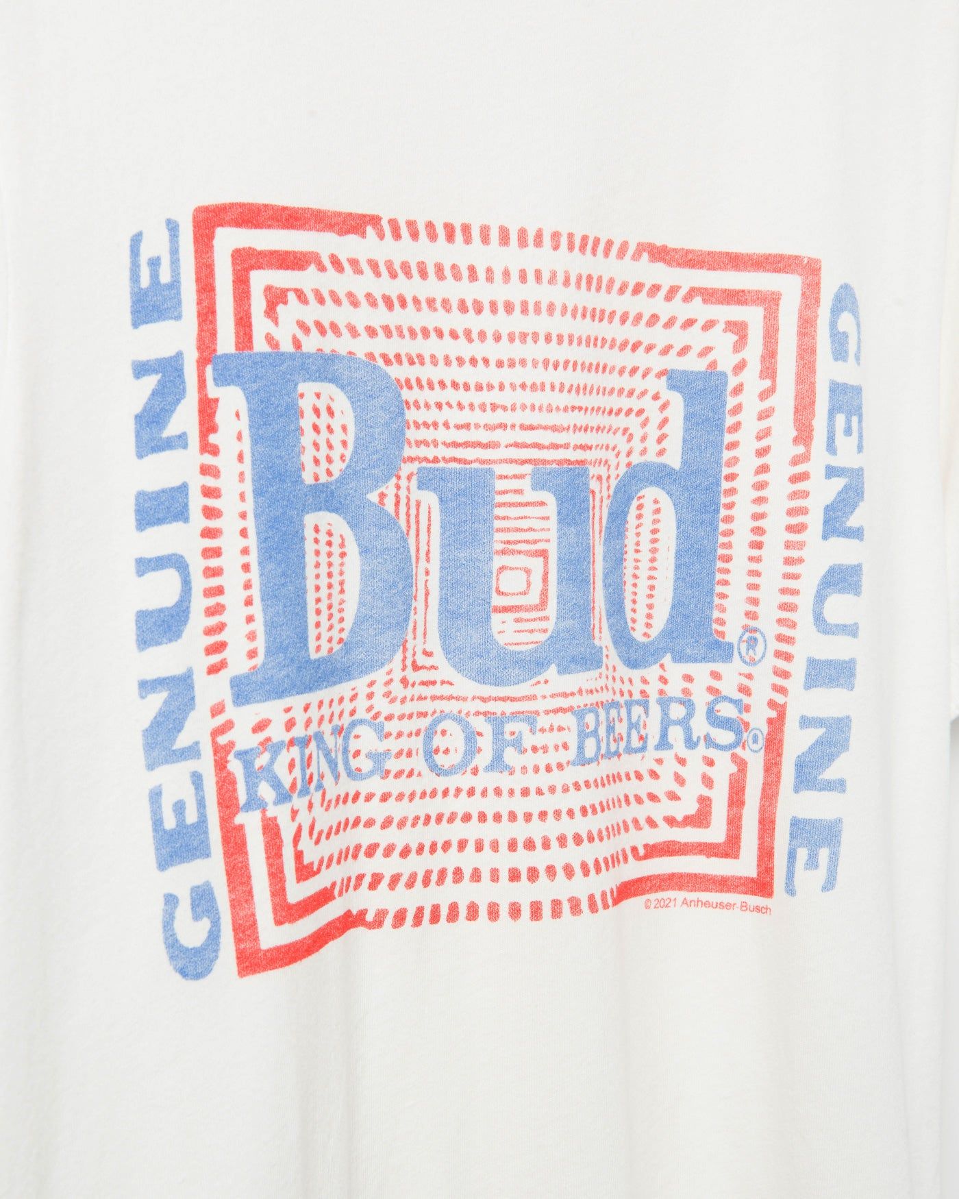 Budweiser Psych Pattern Vintage Tee sold by Junk Food Clothing product image thumbnail 4