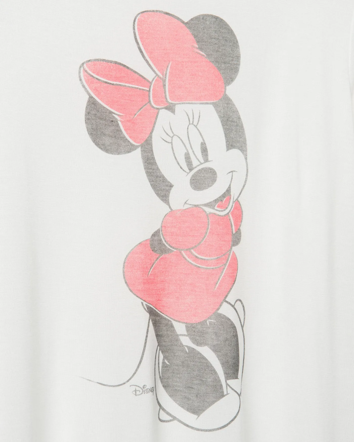 Women's Minnie Mouse Vintage Tissue Tee sold by Junk Food Clothing product image thumbnail 4