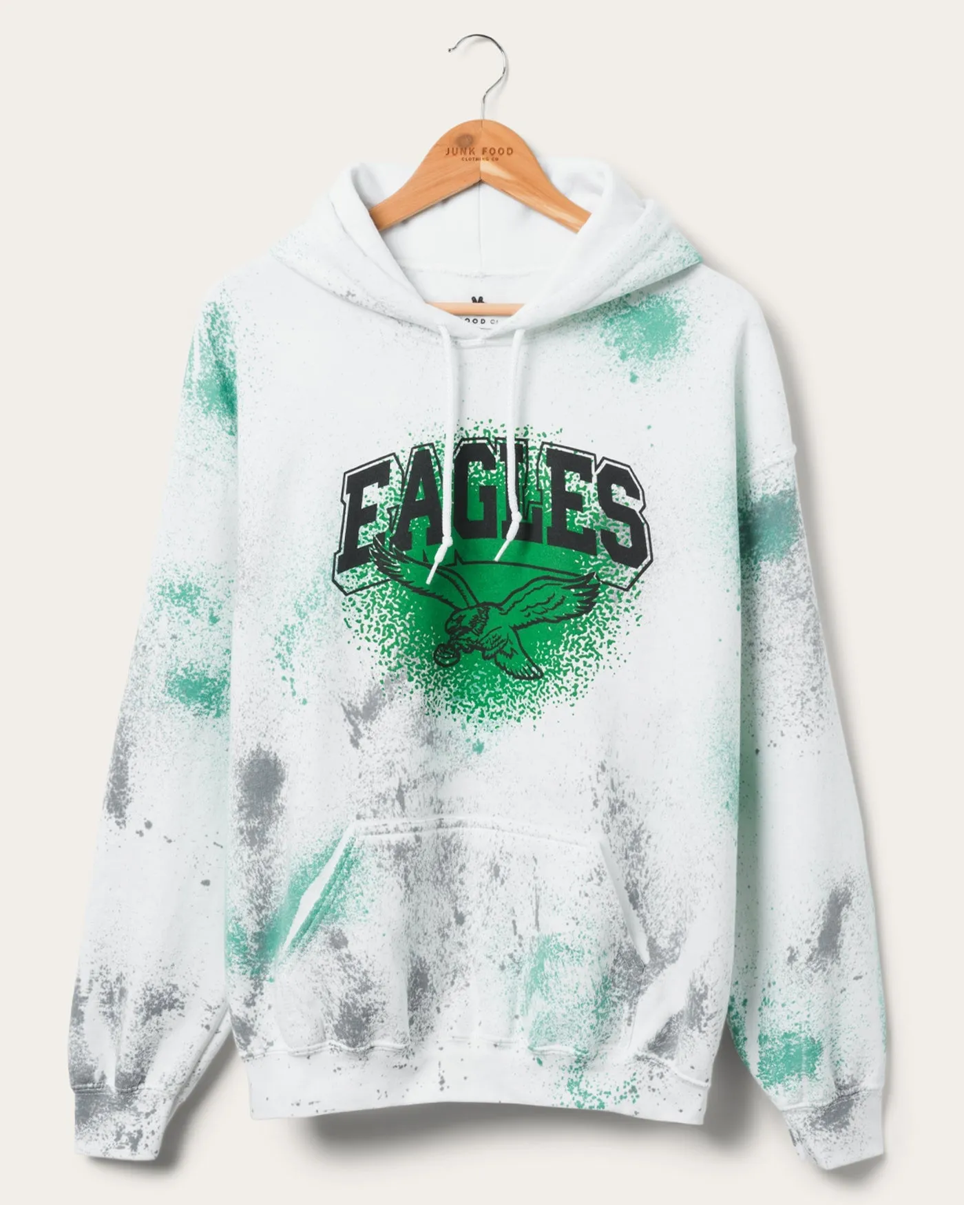 Philadelphia Eagles Tie Dye Hoodie sold by Junk Food Clothing