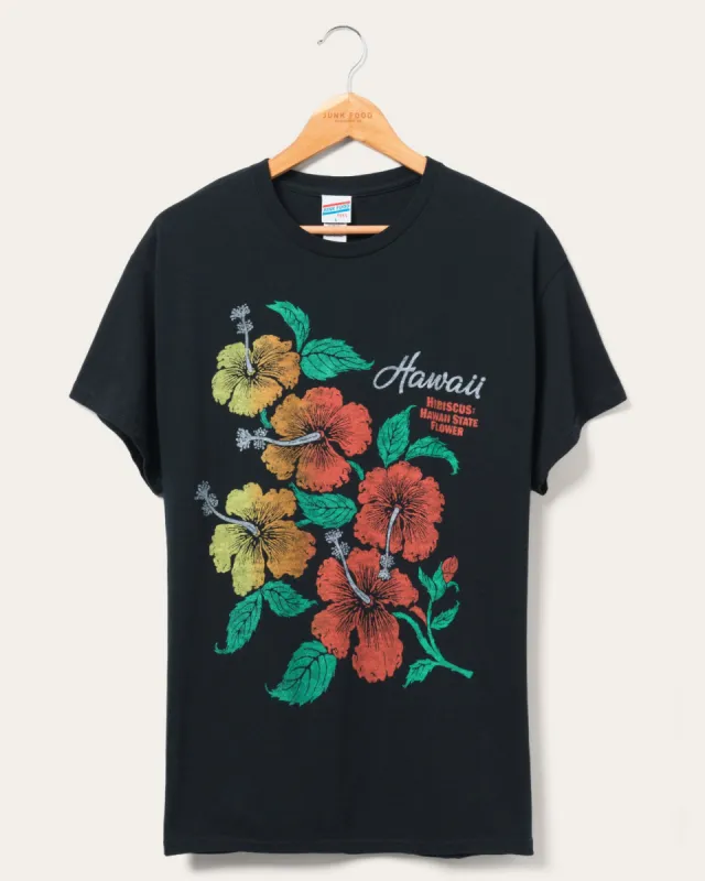 Hawaii State Flower Flea Market Tee sold by Junk Food Clothing