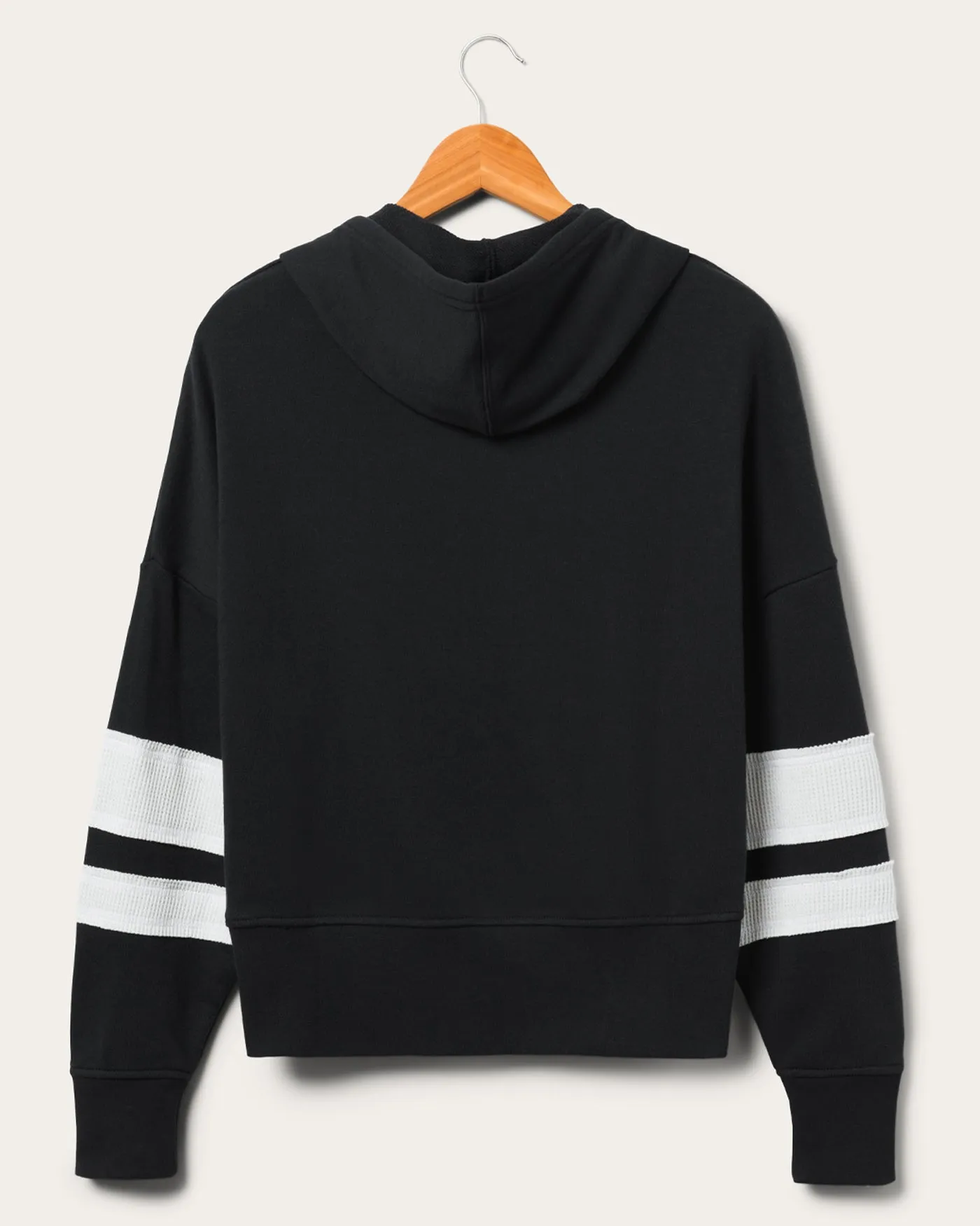 Women's Steelers Stripe Hoodie sold by Junk Food Clothing product image thumbnail 2