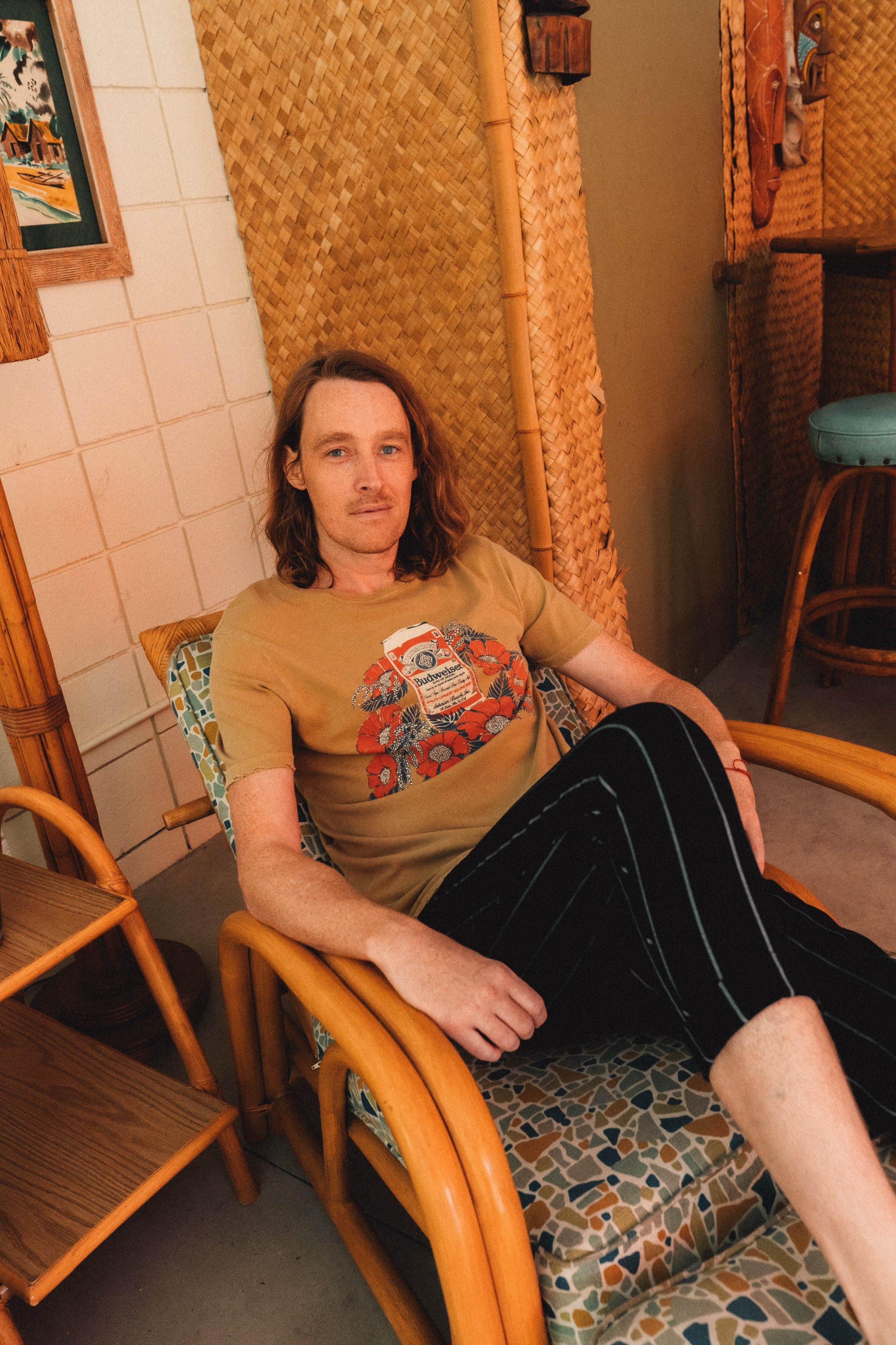 Budweiser Flowers Vintage Tee sold by Junk Food Clothing product image thumbnail 2