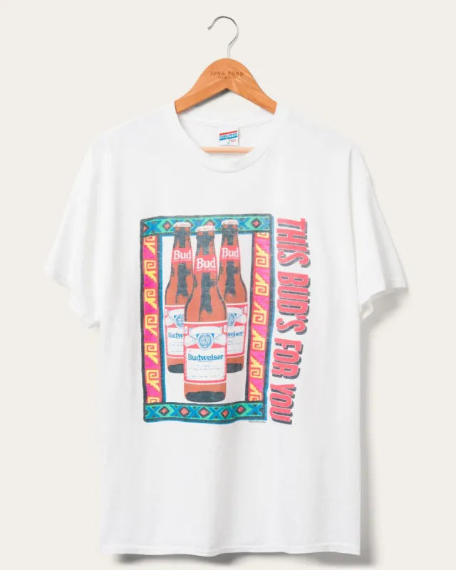 Budweiser This Bud's For You Frame Flea Market Tee sold by Junk Food Clothing