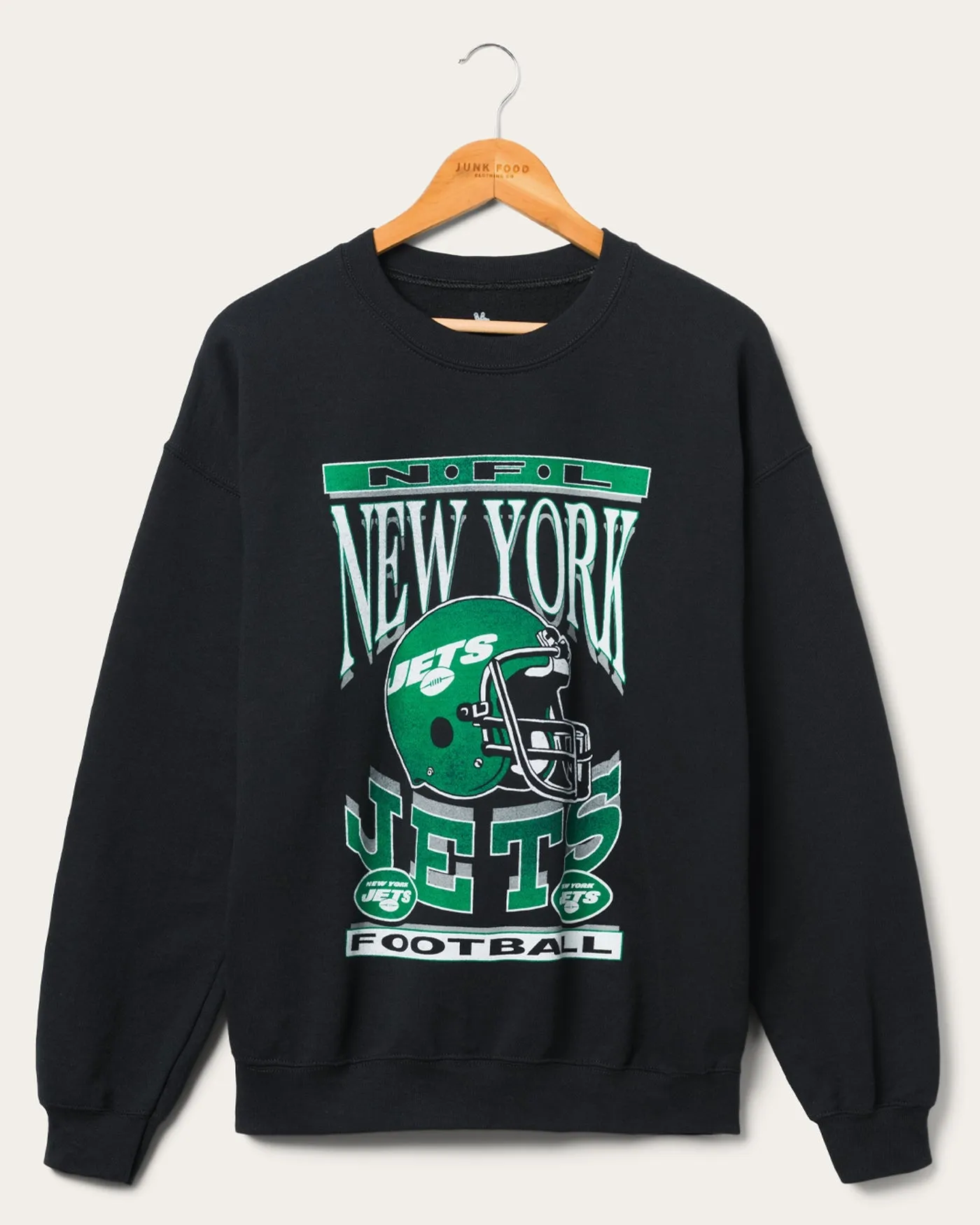 New York Jets Helmet Flea Market Crew sold by Junk Food Clothing