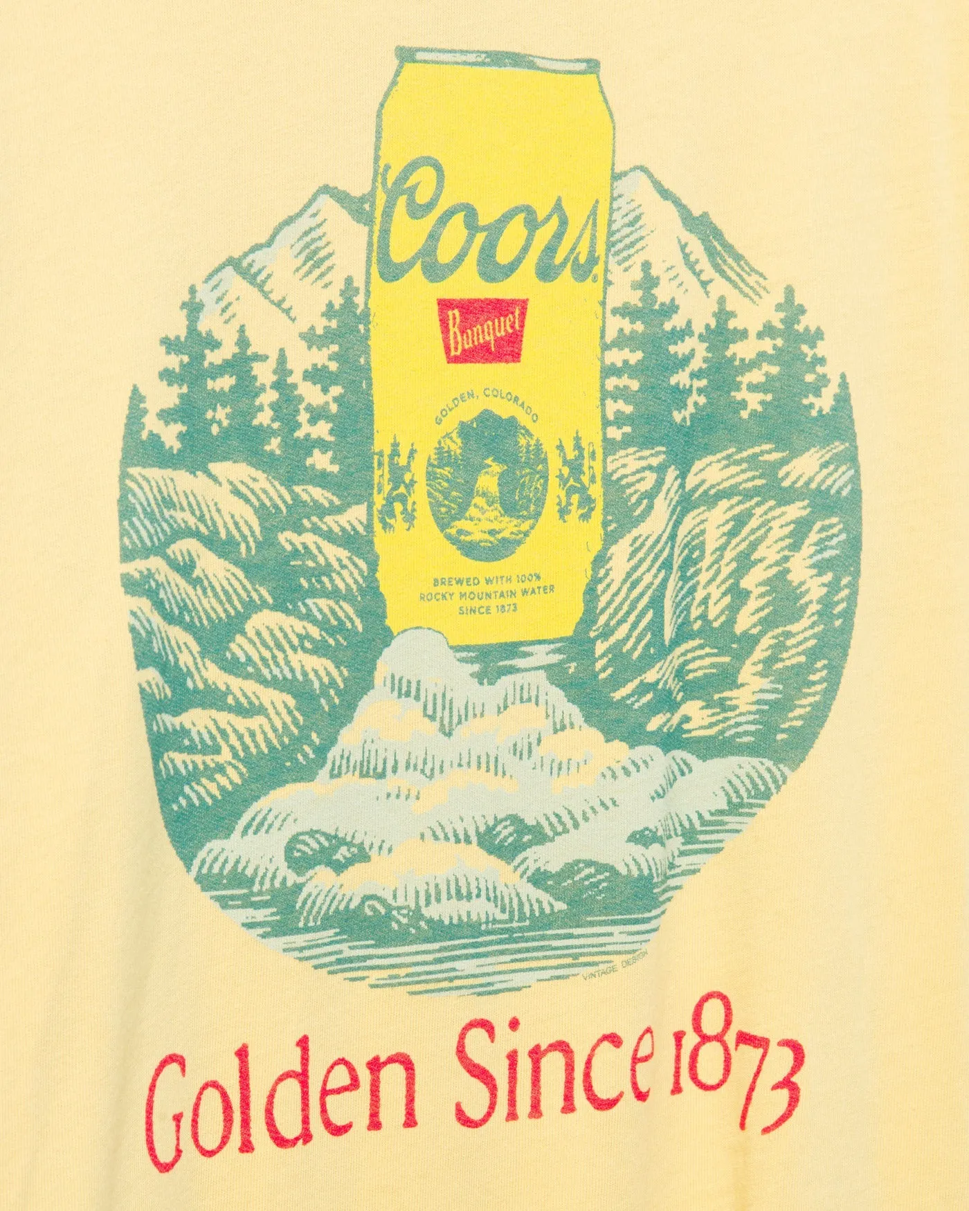 Coors Golden Since 1873 Vintage Tee sold by Junk Food Clothing product image thumbnail 5