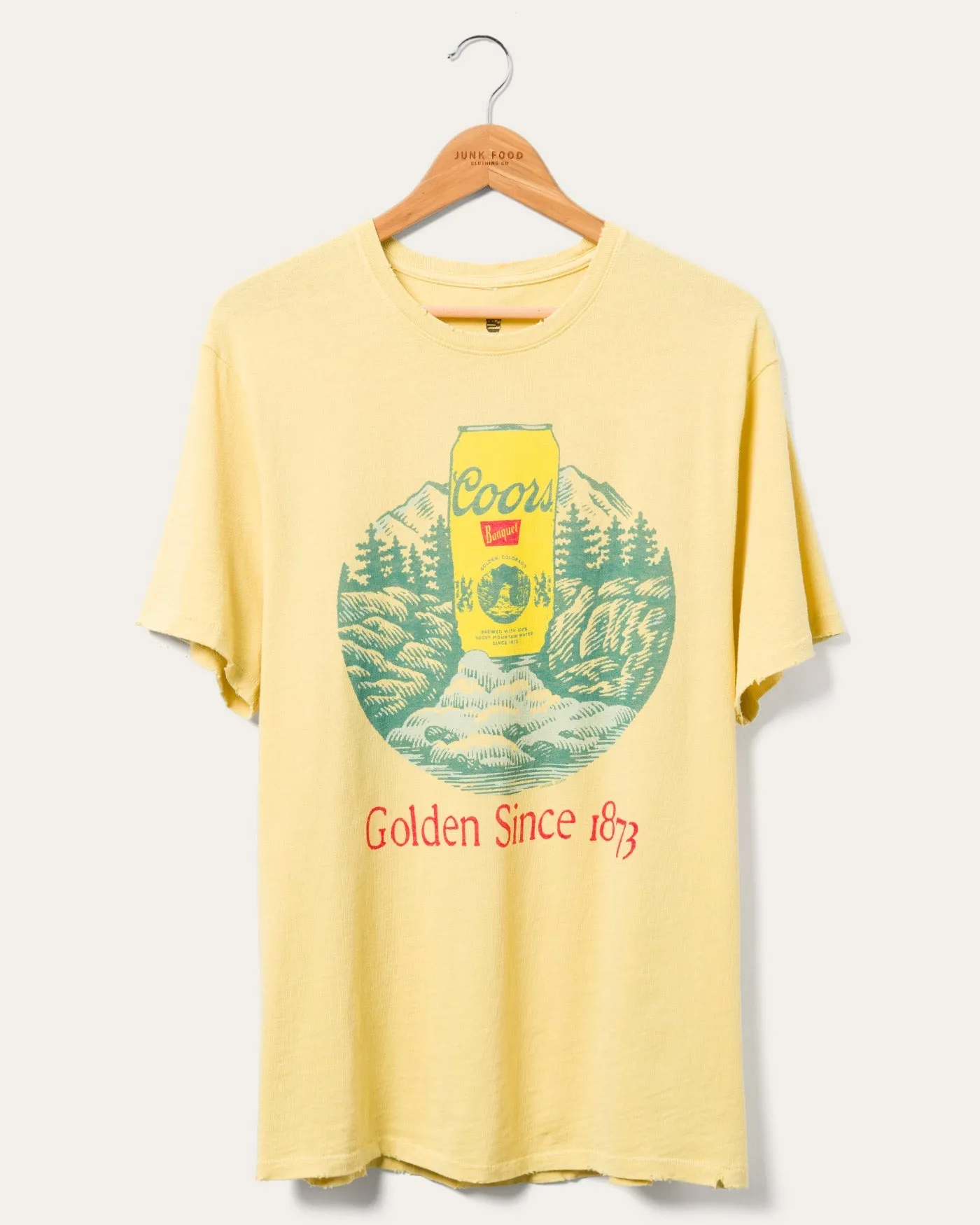 Coors Golden Since 1873 Vintage Tee sold by Junk Food Clothing