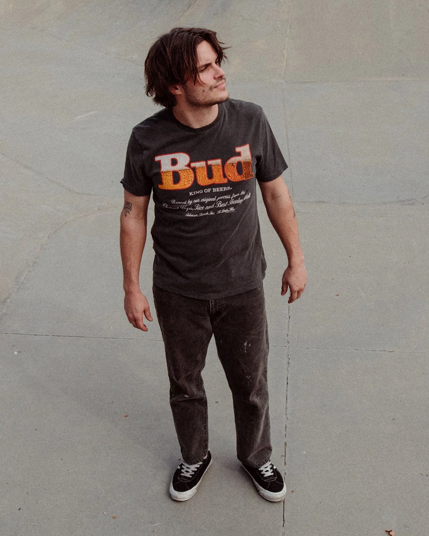 Bud King of Beers Vintage Tee sold by Junk Food Clothing product image thumbnail 3