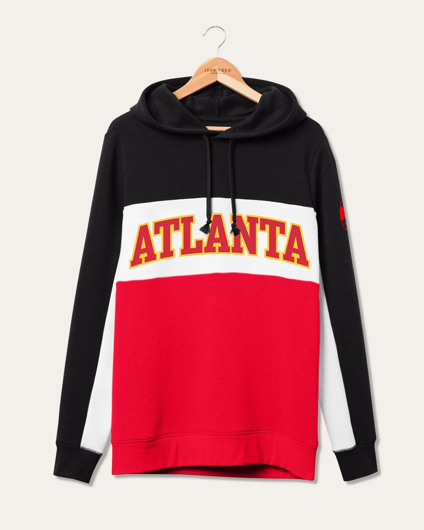NBA Atlanta Hawks Colorblock Hoodie sold by Junk Food Clothing