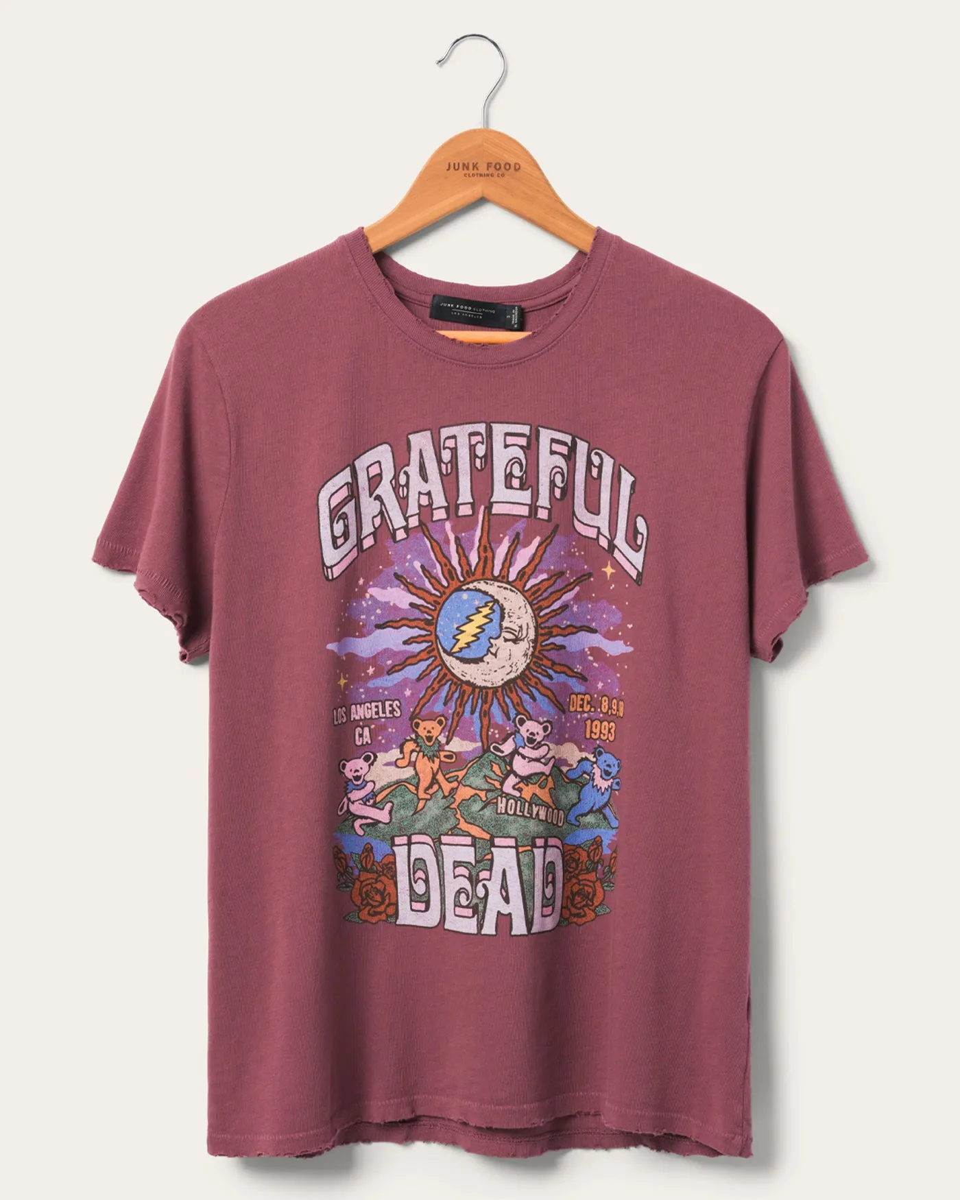 Women's Grateful Dead Los Angeles Vintage Tee sold by Junk Food Clothing