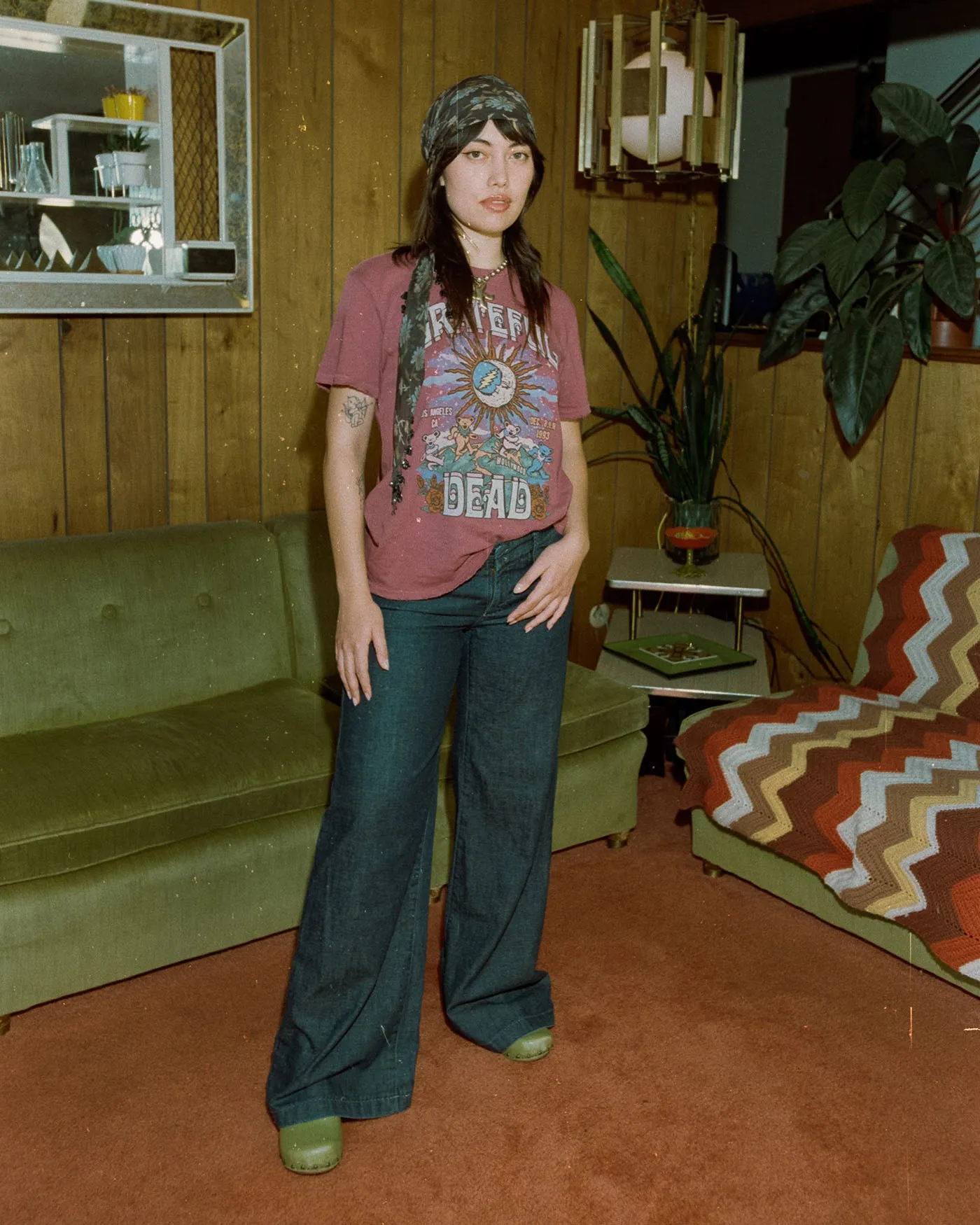 Women's Grateful Dead Los Angeles Vintage Tee sold by Junk Food Clothing product image thumbnail 2