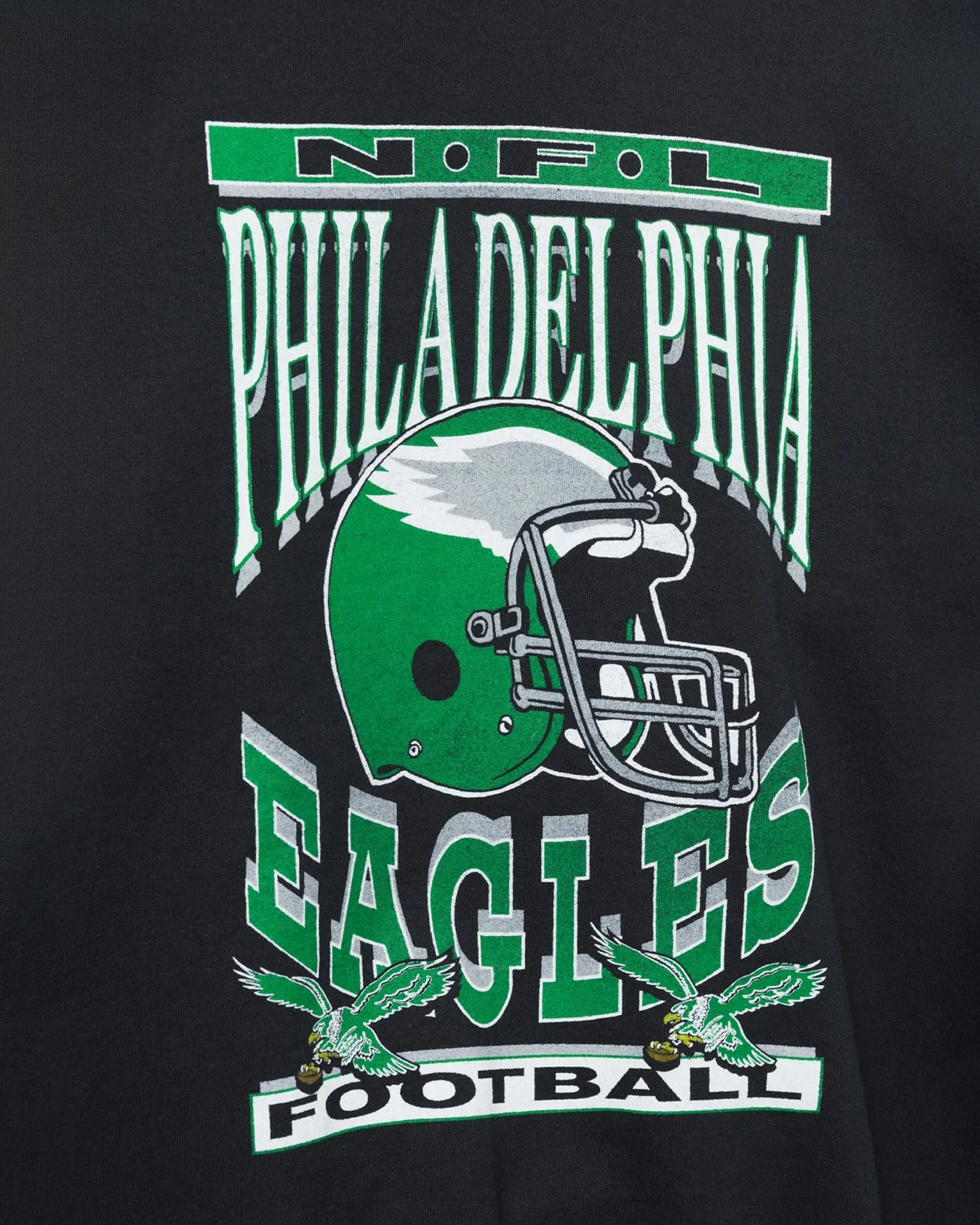 Philadelphia Eagles Helmet Flea Market Crew sold by Junk Food Clothing product image thumbnail 3