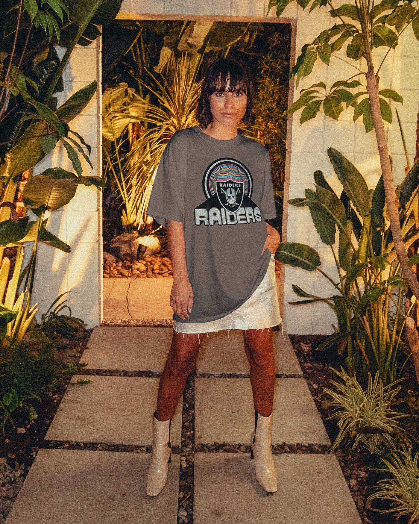 NFL Infinite Vibe Raiders Flea Market Tee sold by Junk Food Clothing product image thumbnail 4