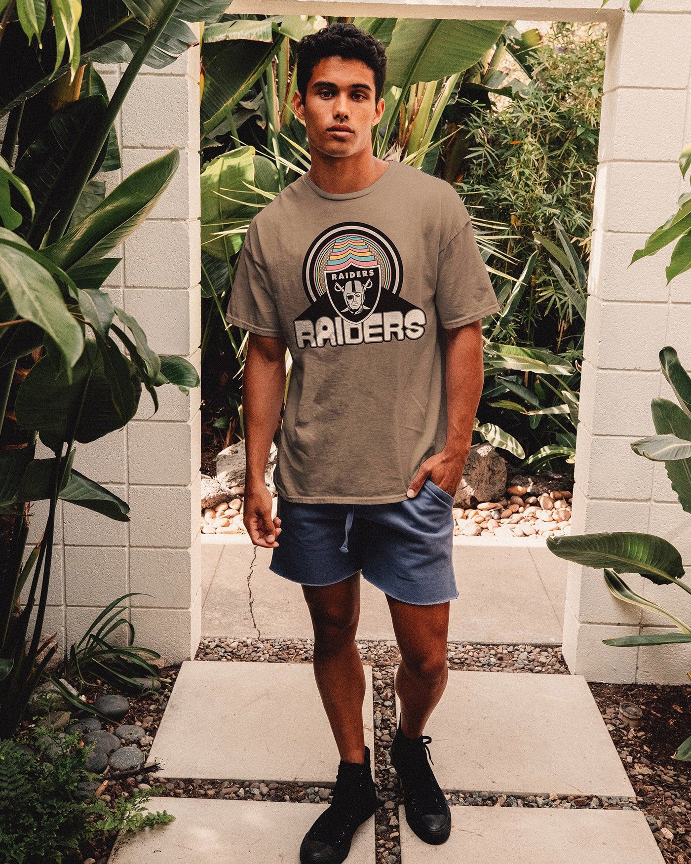 NFL Infinite Vibe Raiders Flea Market Tee sold by Junk Food Clothing product image thumbnail 3