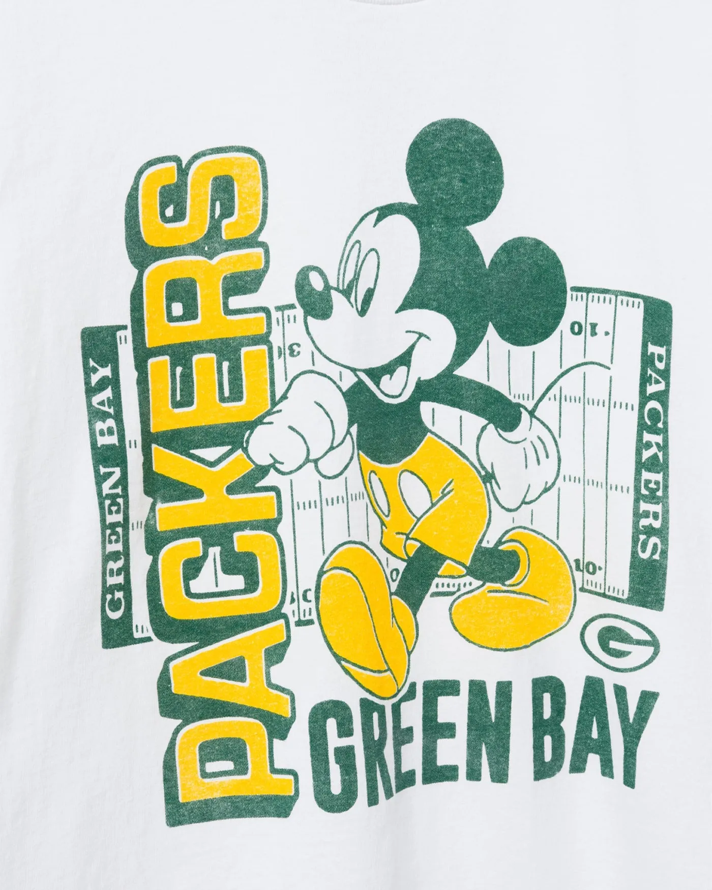 Green Bay Packers Mickey Field Tee sold by Junk Food Clothing product image thumbnail 3