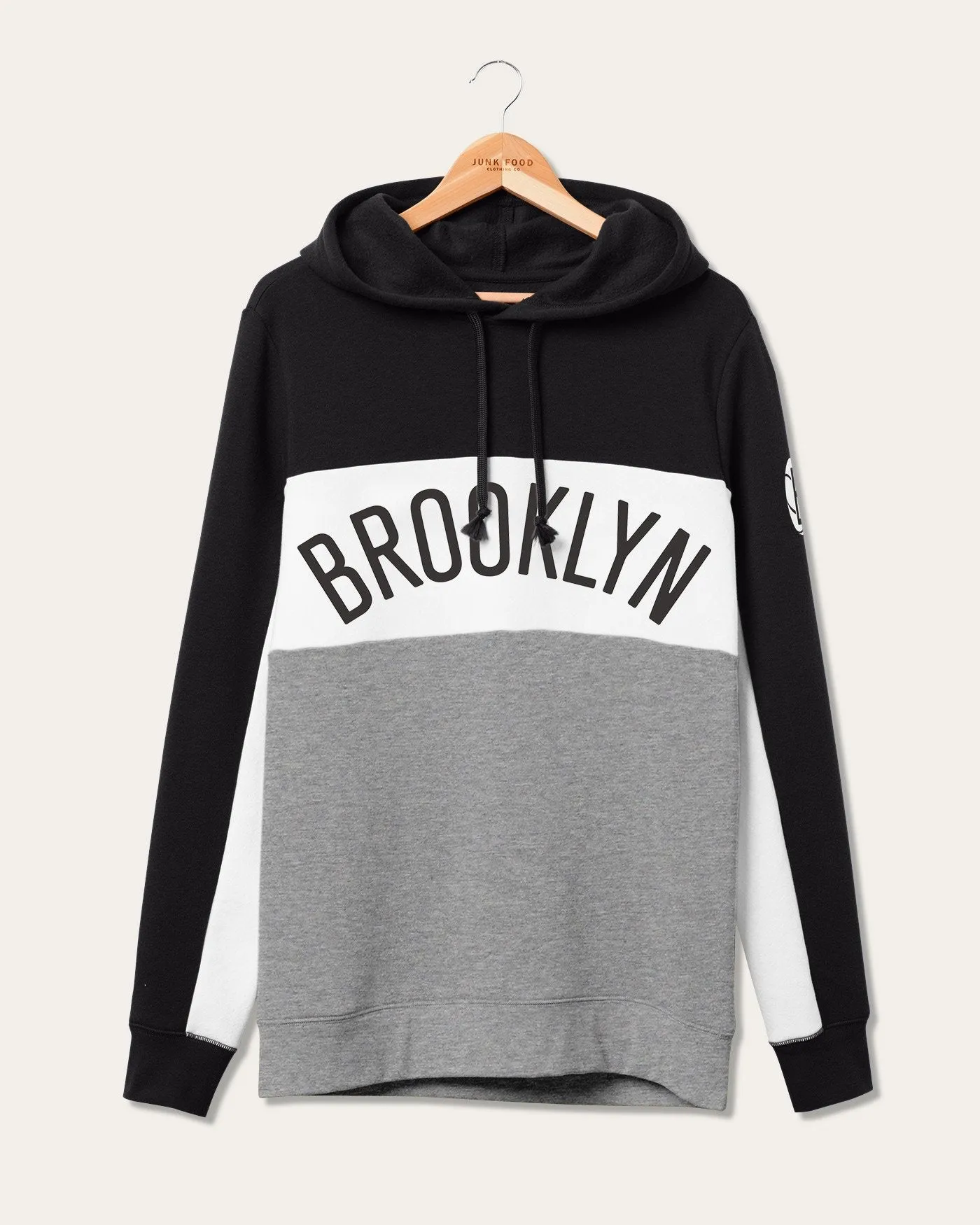 NBA Brooklyn Nets Colorblock Hoodie sold by Junk Food Clothing