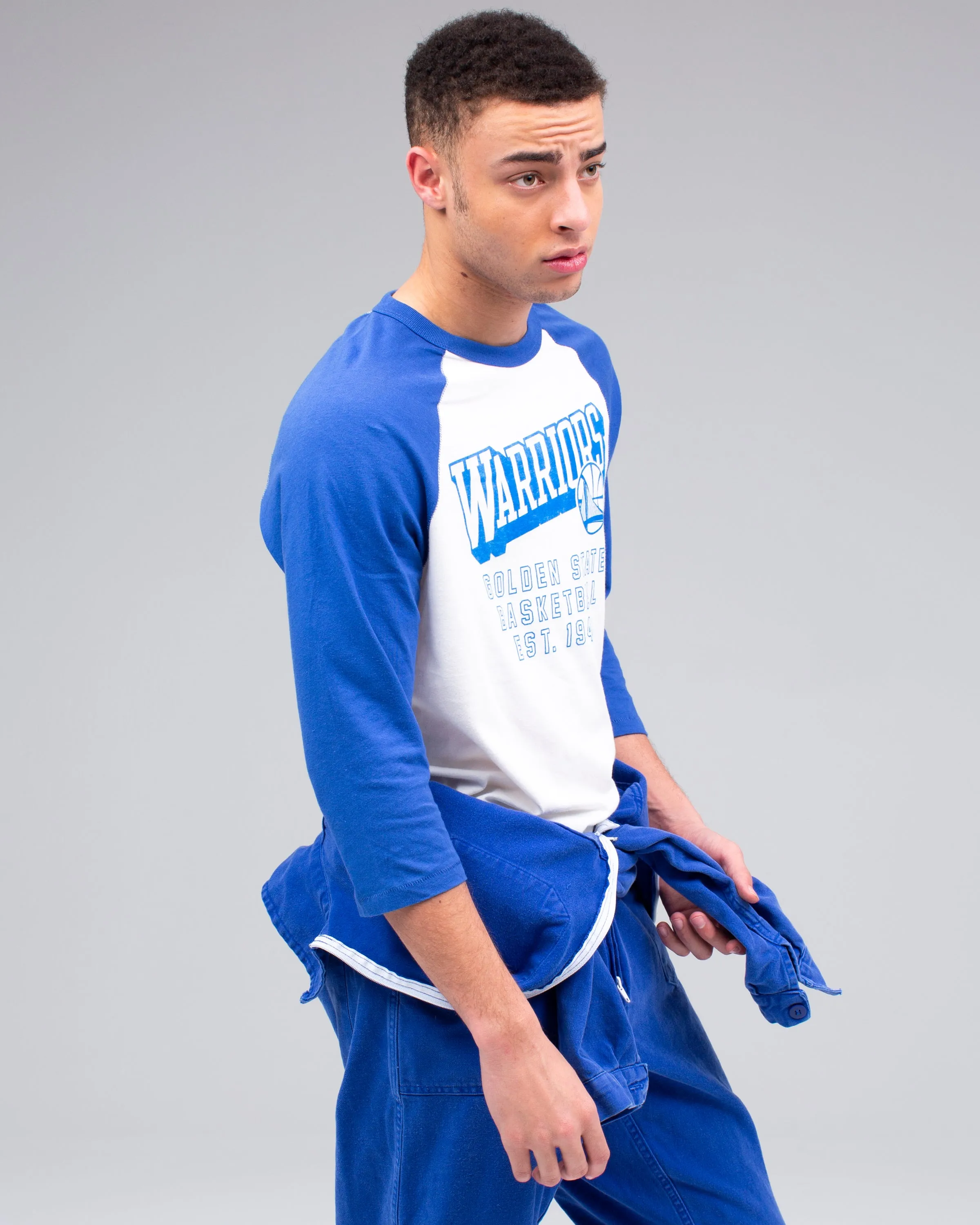 MENS WARRIORS RAGLAN sold by Junk Food Clothing product image thumbnail 4