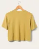 Women's Crop Mock Neck Tee sold by Junk Food Clothing