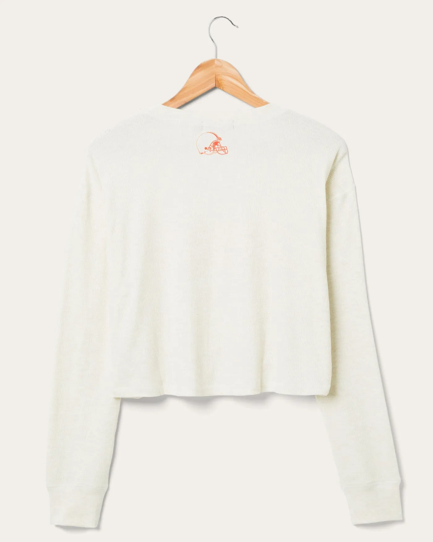 Women's Cleveland Browns Sunday Crop Thermal sold by Junk Food Clothing product image thumbnail 2