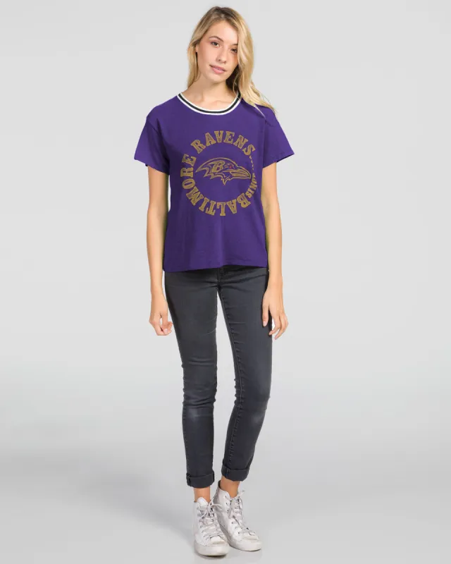 WOMENS RAVENS KICKOFF CREW sold by Junk Food Clothing