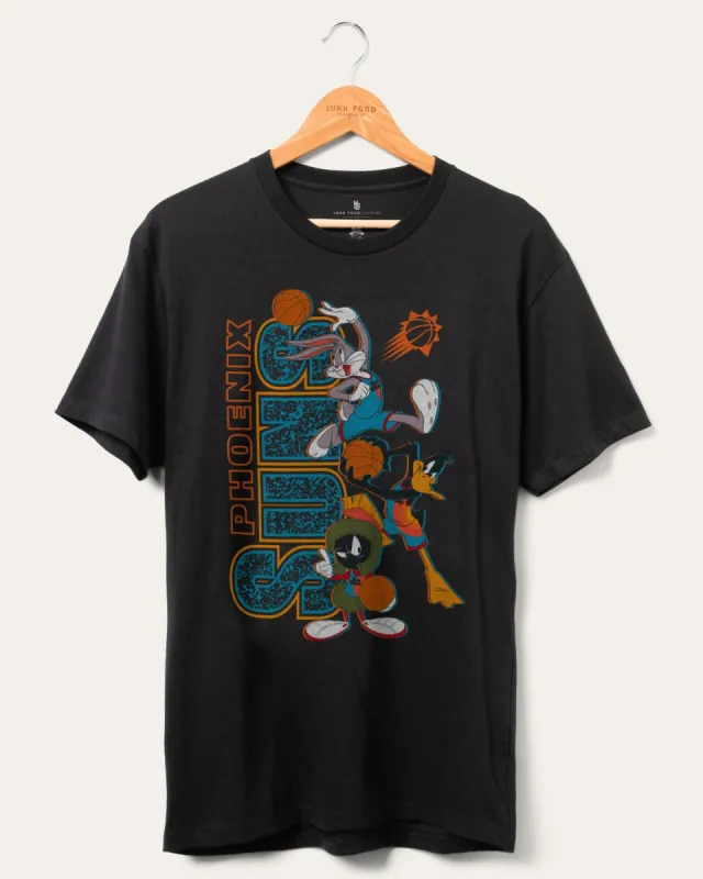 Unisex NBA x Space Jam: A New Legacy Suns Street Ballin' Tee sold by Junk Food Clothing