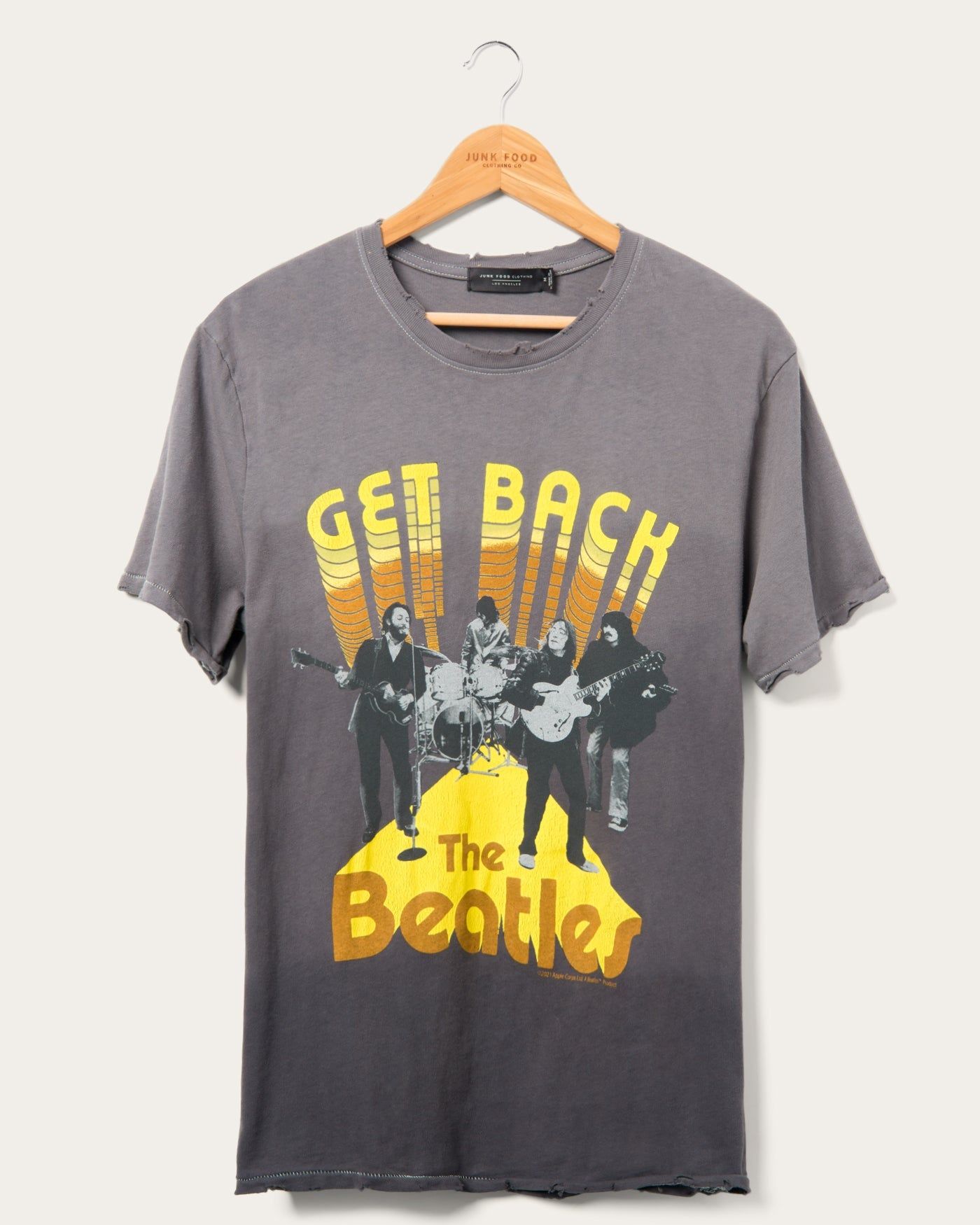 The Beatles Get Back Band Vintage Tee sold by Junk Food Clothing