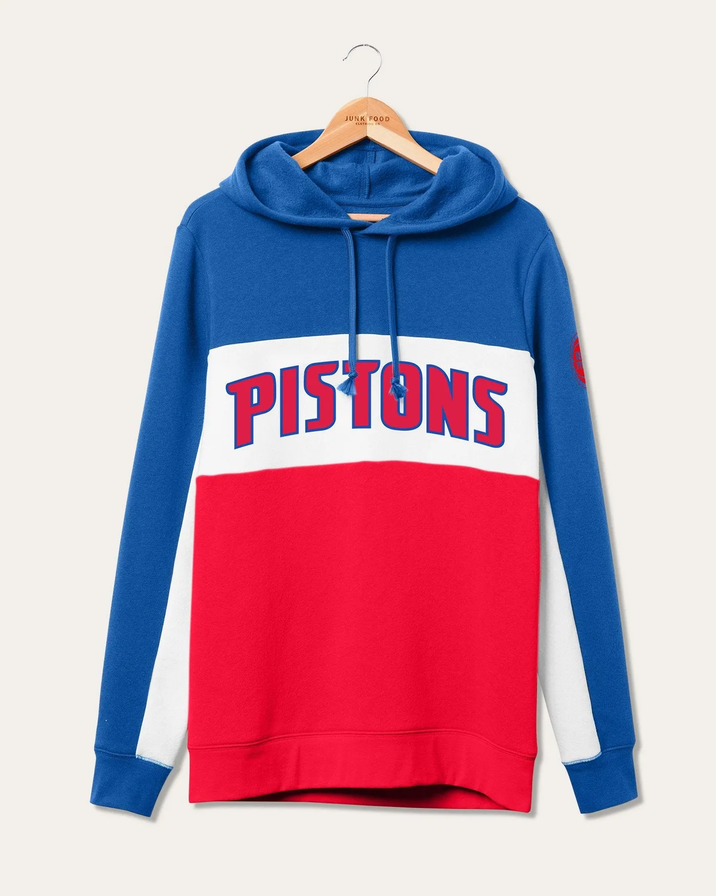NBA Detroit Pistons Colorblock Hoodie sold by Junk Food Clothing