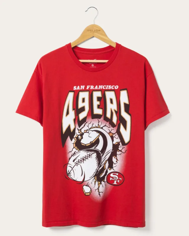 San Francisco 49ers Breakthrough Flea Market Tee sold by Junk Food Clothing