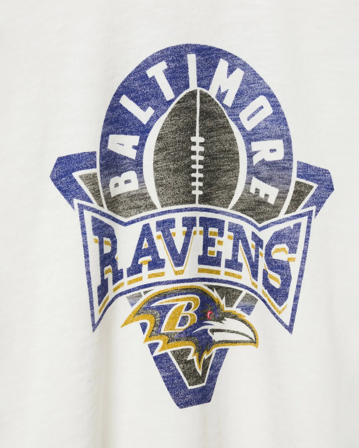 Women's Baltimore Ravens Mock Neck Crop Tee sold by Junk Food Clothing product image thumbnail 4