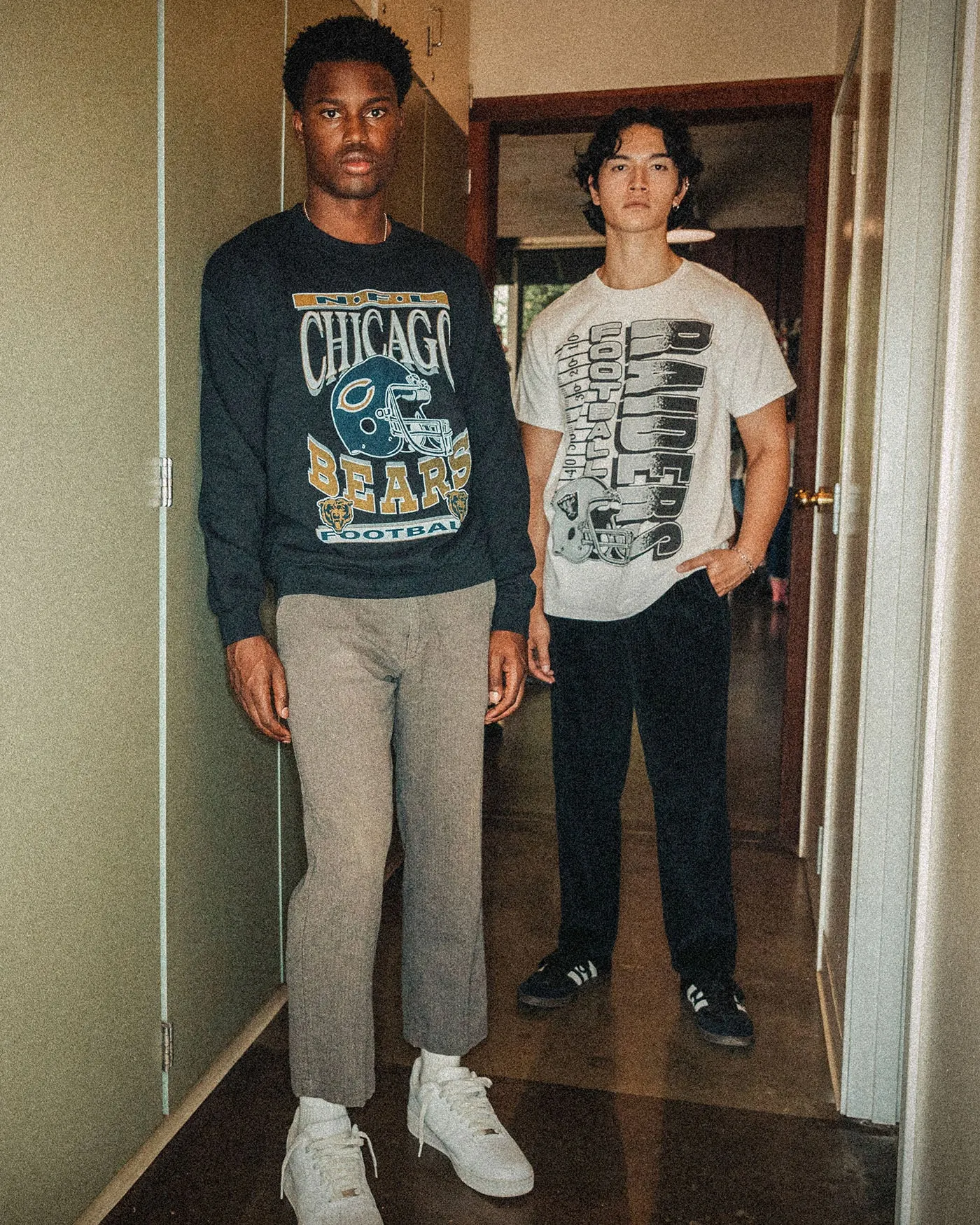 Chicago Bears Helmet Flea Market Crew sold by Junk Food Clothing product image thumbnail 2