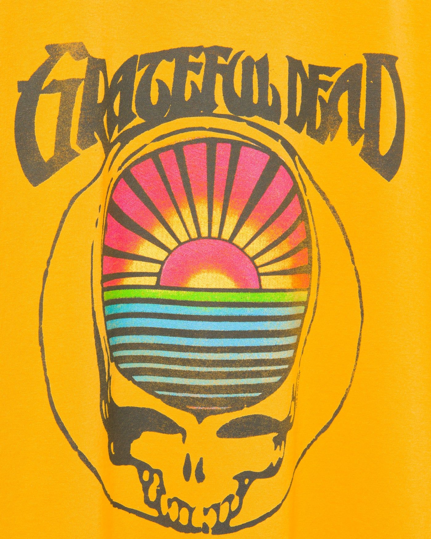 Unisex Grateful Dead Sun Skull Flea Market Tee sold by Junk Food Clothing product image thumbnail 4