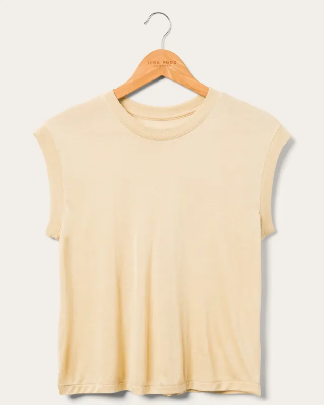 Women's Vintage Tissue Muscle Tank sold by Junk Food Clothing