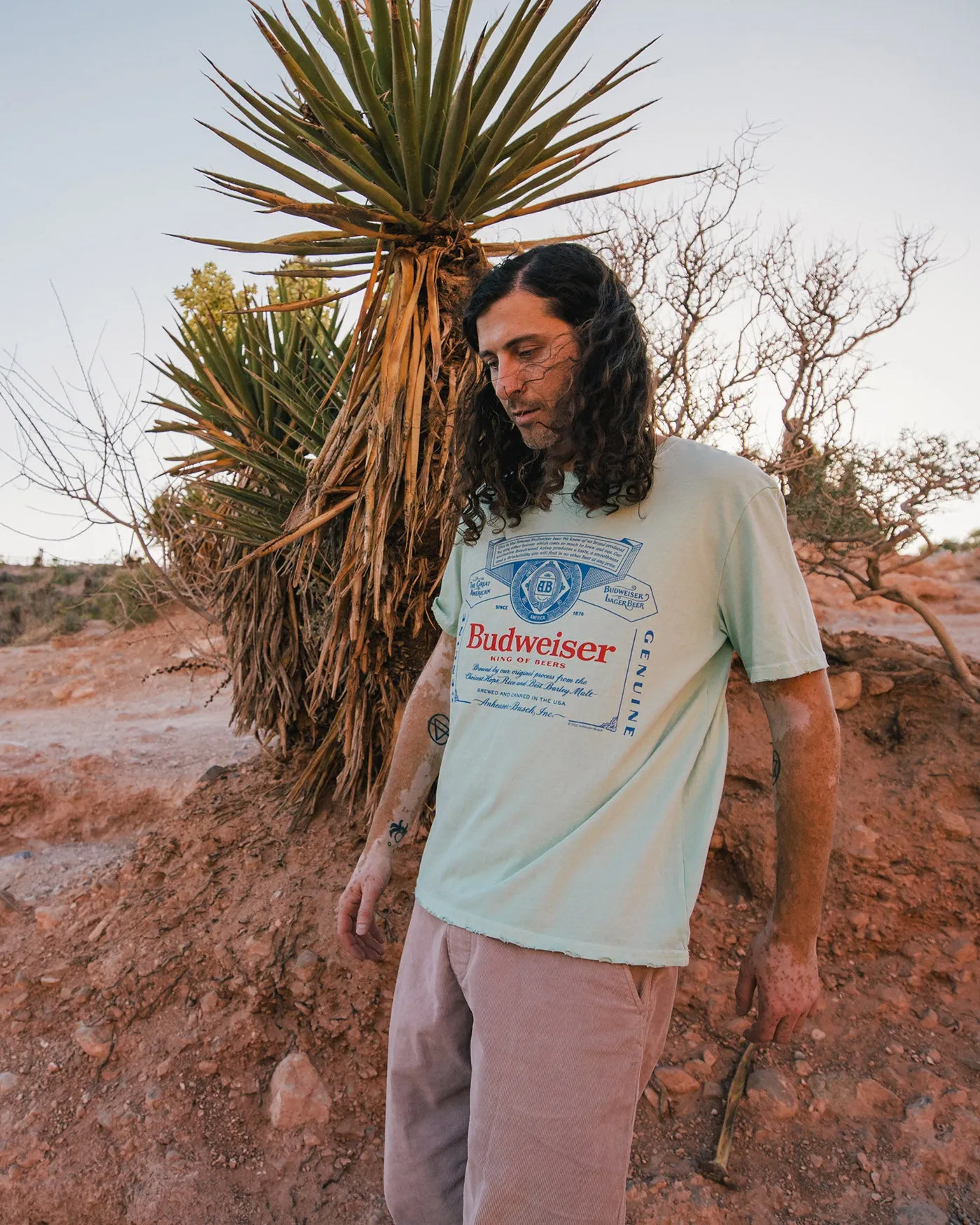 Budweiser Label Vintage Tee sold by Junk Food Clothing product image thumbnail 2