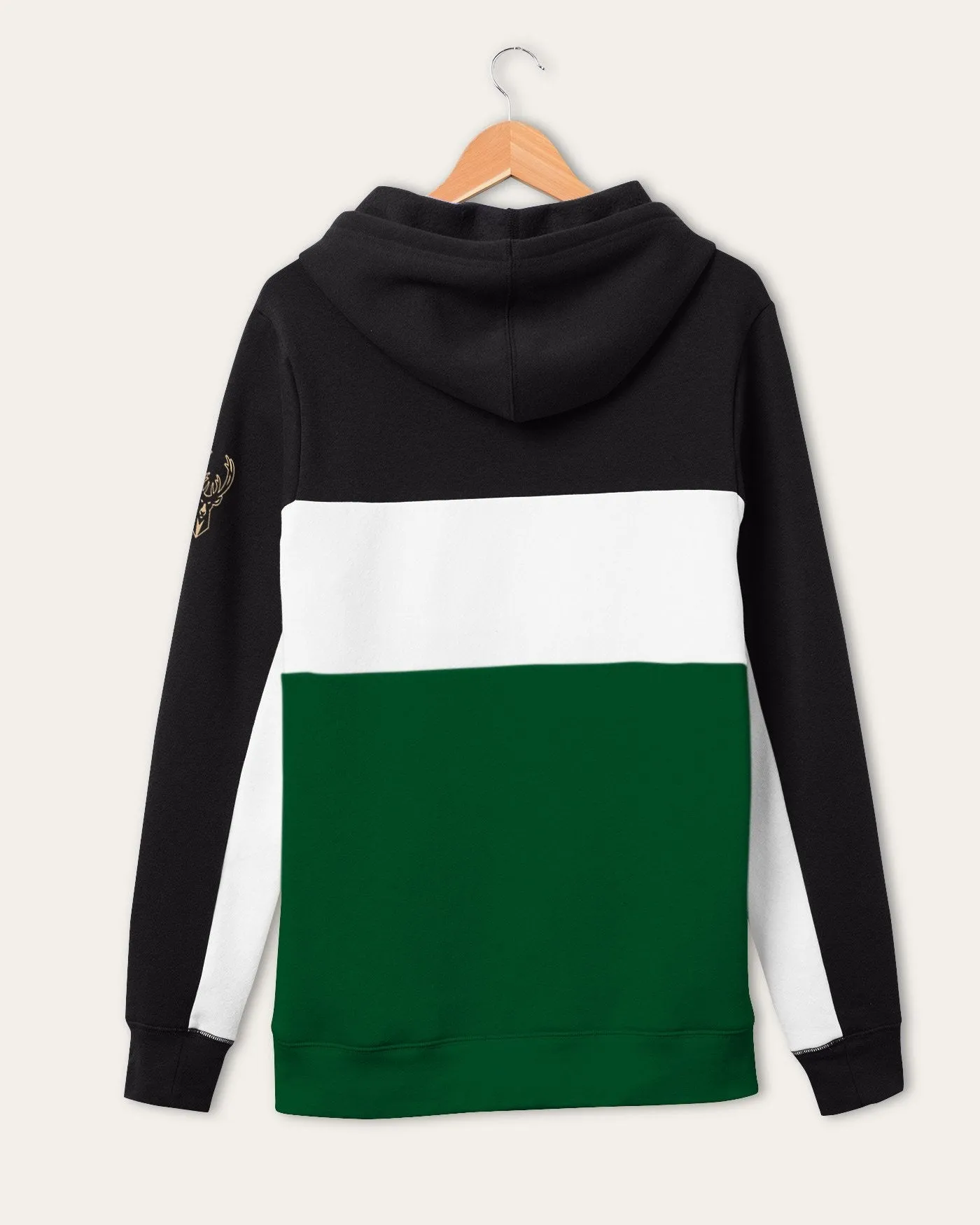 NBA Milwaukee Bucks Colorblock Hoodie sold by Junk Food Clothing product image thumbnail 3