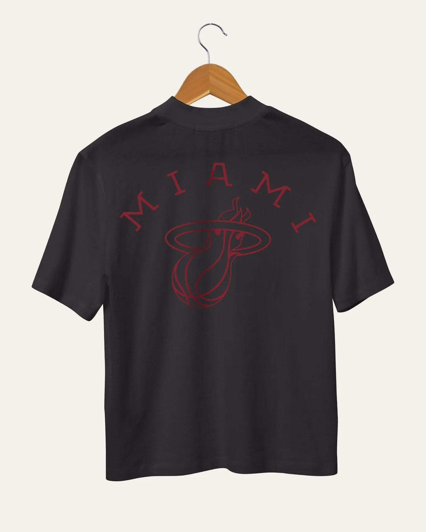 Women's NBA Miami Heat Mock Neck Tee sold by Junk Food Clothing product image thumbnail 2