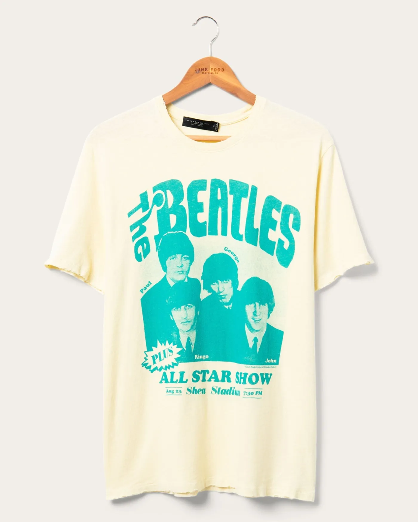 The Beatles All Star Show Vintage Tee sold by Junk Food Clothing